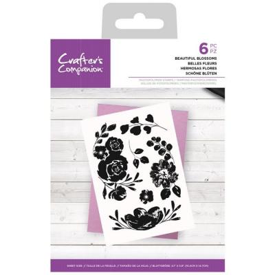 Crafter's Companion Clear Stamps - Beautiful Blossoms